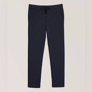 Patrick Assaraf Men’s Tech-Stretch Drawstring‎ Dress/Casual Chino Pants Navy XXL